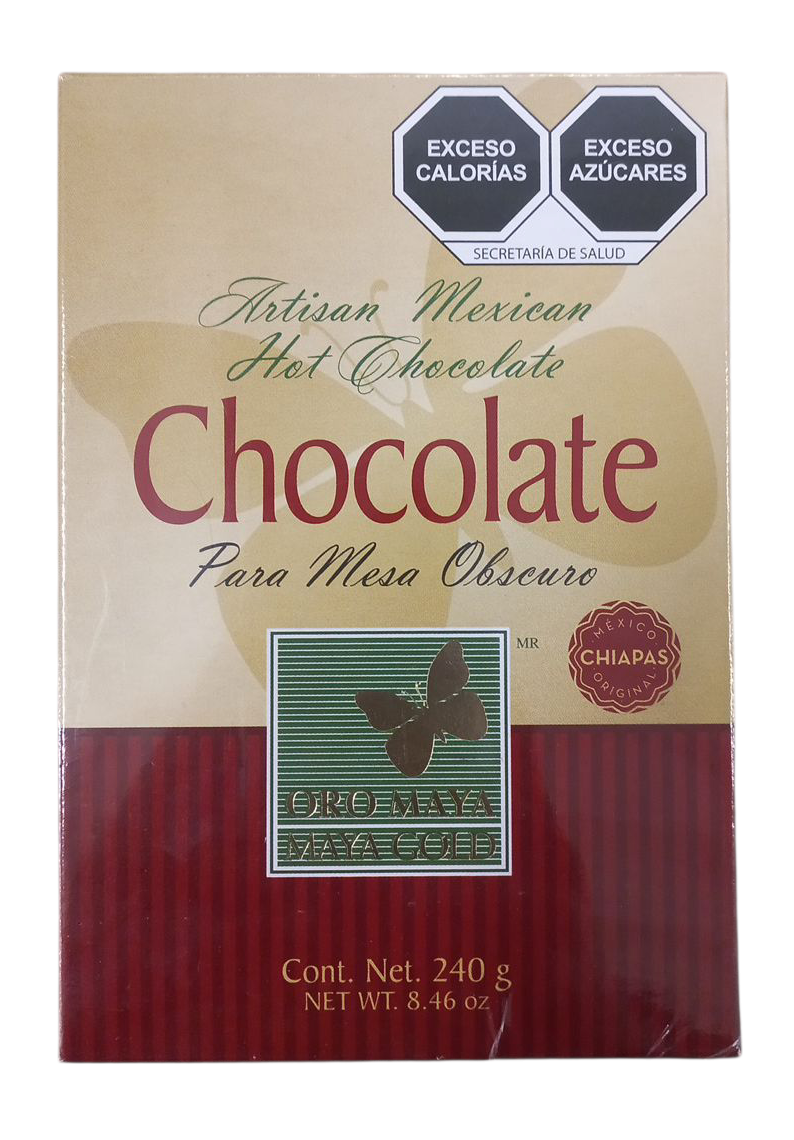 CHOCOLATE RUSTICO DE MESA