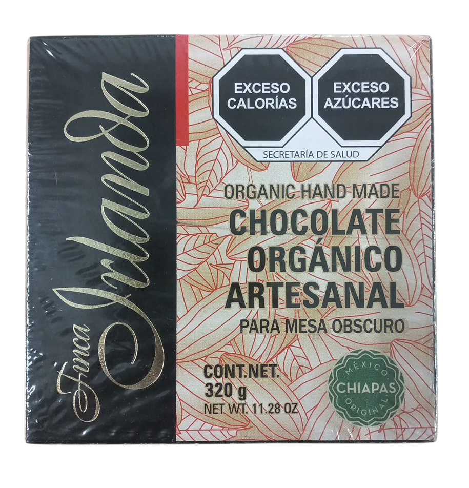 CHOCOLATE ORGANICO ARTESANAL