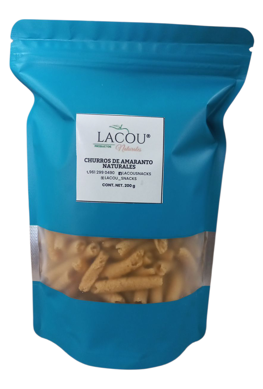 CHURROS DE AMARANTO NATURALES